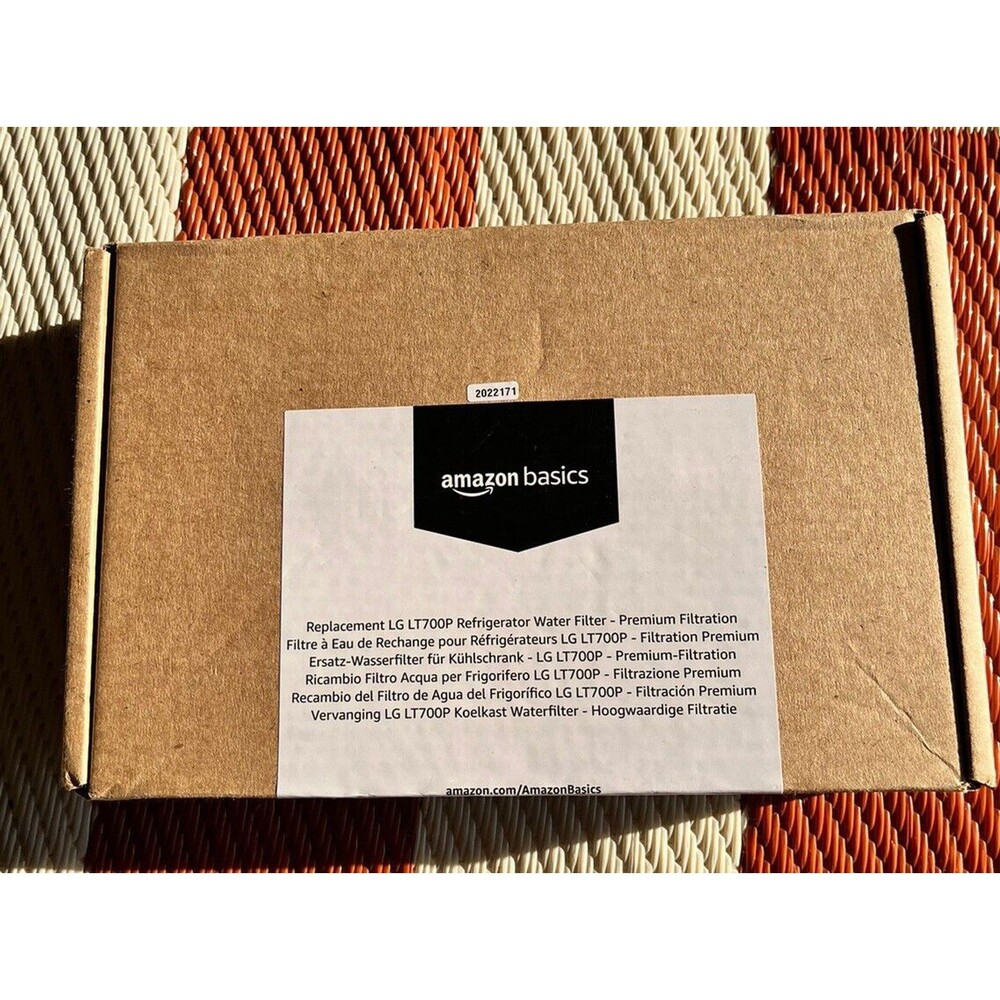 Amazon Basics LG LT700P Refrigerator Water Filter Replacement 2-Pack New